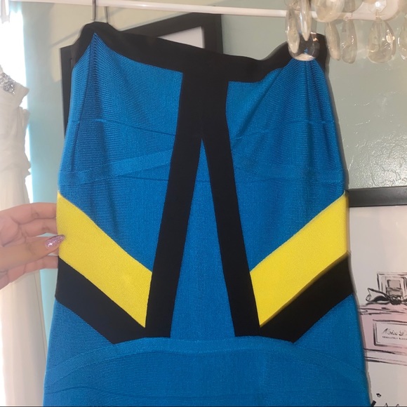 Bebe mini multicolored dress - Picture 1 of 5
